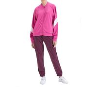 Diadora Tuta Donna Cotone Primaverile - Full Zip 3 Colori Art.196 (Pink Ibis - L)