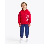 Diadora Tuta HD FZ Logo Red Salsa da Bambino L Rosso