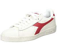 Diadora Game L Low Waxed, Sneaker Unisex - Adulto, White Red Pepper, 46 EU