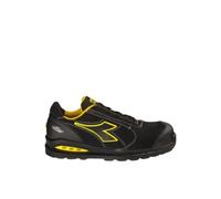Diadora Utility Run Net AB MSTR Low S3S, scarpe di sicurezza uni 42 EU female Nero/Giallo
