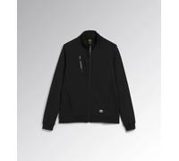 Diadora Utility DONNA SWEATSHIRT FZ ATHENA FELPA FULL ZIP NERO 177677 80013