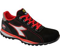 Diadora Utility Glove Monster Low S3S FO HRO, Scarpe Antinfortunistiche Unisex-Adulto, Black/Red, 39 EU