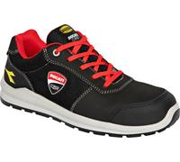 Diadora Utility Ducati Speedy Race Low S1PS, scarpe di sicurezza 46 EU male Nero/Grigio/Rosso