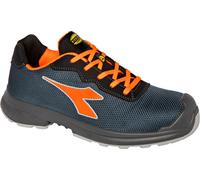 Diadora Utility Flash Low S1PS, stivali di sicurezza unisex 40 EU male Blu Scuro/Nero/Arancione
