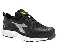 Diadora Utility Fly Litebase Matryx Low S1P HRO SRC ESD per uomo e donna Scarpe antinfortunistiche unisex, colore: nero/bianco, taglia: 42