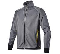 Diadora Utility Giacca SWEAT FZ TRAIL 170693 Grigio Acciaio (XL)