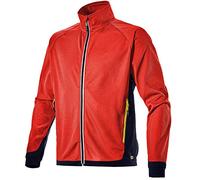 Diadora Utility Giacca SWEAT FZ TRAIL 170693 Rosso (L)
