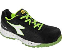 Diadora Utility Glove Eco MDS S1P, scarpe di sicurezza unisex 36 EU female Nero/Verde Chiaro