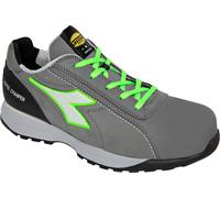 Diadora Utility Glove MDS Low S3S, scarpe di sicurezza unisex 41 EU female Grigio/Verde Fluo