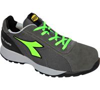 Diadora Utility Glove MDS Tex Low S1PS, scarpe di sicurezza unis 46 EU male Grigio/Verde Fluo