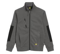 Diadora Utility Litework FZ Felpa da lavoro con zip intera, grigio