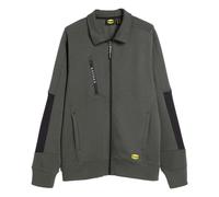 Diadora Utility Litework FZ Felpa da lavoro con zip intera, verde