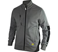Diadora Utility Litework, giacca da lavoro in felpa M male Grigio Scuro/Nero