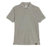 Diadora Utility MC Atlar Organic Polo da lavoro a manica corta in cotone, grigio