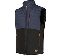 Diadora Utility Oslo Hybrid, gilet da lavoro 4XL male Nero/Blu Scuro