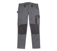 Diadora Utility Rock Performance Pantaloni da lavoro con tripla cucitura, grigio