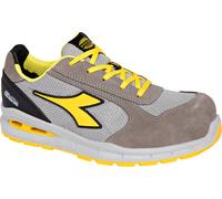 Diadora Utility Run A.Box Low S1PS, scarpe di sicurezza unisex 46 EU male Grigio Chiaro/Nero/Giallo