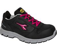 Utility Diadora Run Text Low S1P Src Esd, Scarpa Antinfortunistica Unisex - Adulto, Grigio Castello/Grigio Alluminio, 48 EU