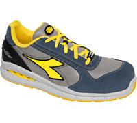 Diadora Utility Run Net AB Low S1PS, scarpe di sicurezza unisex 38 EU female Blu/Grigio Chiaro/Giallo
