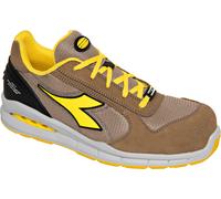 Diadora Utility Run Net AB Low S1PS, scarpe di sicurezza unisex 38 EU female Marrone/Beige/Giallo