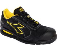 Diadora Utility Run Net AB MSTR Low S3S, scarpe di sicurezza uni 43 EU female Nero/Giallo