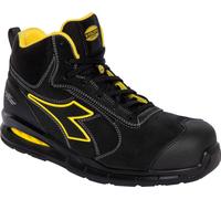 Diadora Utility Run Net AB MSTR Mid S3S, stivali di sicurezza un 36 EU female Nero/Giallo