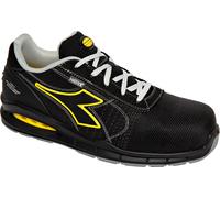 Diadora Utility Run Net AB MTX Low S3S, scarpe di sicurezza unis 43 EU female Nero/Giallo