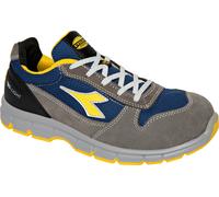 Utility Diadora Run Text Low S1P Src Esd, Scarpa Antinfortunistica Unisex - Adulto, Grigio Castello/Blu Insegna, 37 EU
