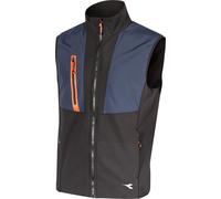 Diadora Utility Softshell Hybrid, gilet da lavoro L male Nero/Blu Scuro