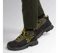 Diadora Utility Sport Mid S7S, stivali di sicurezza Dia-tex unis 42 EU male Nero/Grigio Scuro/Giallo