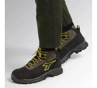 Diadora Utility Sport Mid S7S, stivali di sicurezza Dia-tex unis 45 EU male Nero/Grigio Scuro/Giallo