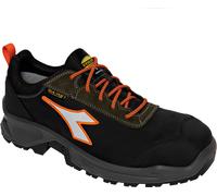 Diadora Utility Sport Low S7S, scarpe di sicurezza Dia-tex unise 47 EU female Nero/Verde Scuro/Arancione