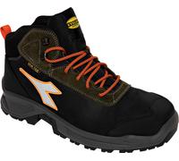Diadora Utility Sport Mid S7S, stivali di sicurezza Dia-tex unis 38 EU male Nero/Verde Scuro/Arancione