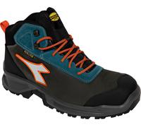 Diadora Utility Sport Mid S7S, stivali di sicurezza Dia-tex unis 43 EU male Grigio Scuro/Petrolio/Arancione