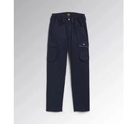 Diadora Utility Staff Light Cargo Cotton Pantalone da lavoro elasticizzato, blu