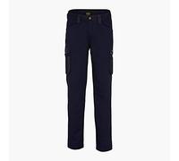 Diadora Pantalone da lavoro Staff Winter Utility Cargo rifrangente con multi tasca Blu Classico