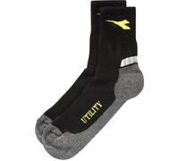 Diadora Utility Summer, calze da lavoro M female Nero/Grigio Chiaro/Giallo