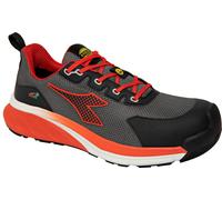 Diadora Utility Vortex DA2 Low S1PS, scarpe di sicurezza unisex 39 EU female Grigio Scuro/Rosso
