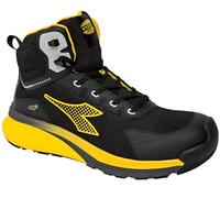 Diadora Utility Vortex da2 Mid s3s sc SR HRO ESD, Scarpe da Lavoro Unisex (C0401 - Nero/Giallo Utility, Sistema Taglie Calzature EU, Adulto, Uomo, Numero, Media, 41)