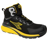 Diadora Utility Vortex DA2 Mid S3S, stivali di sicurezza unisex 43 EU female Nero/Giallo