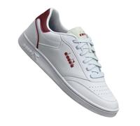 Diadora Viento Indoor - Sneaker Uomo (44,Bianco/Rosso)