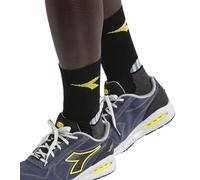 Diadora XL Accessories - Calze in cotone, colore: Nero/Grigio scuro