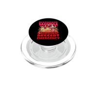 Diagnosi divertente diagnosticata con emergenza cronica dessert PopSockets PopGrip per MagSafe