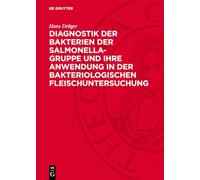 Diagnostik Der Bakterien Der Salmonella-gruppe Und Ihre Anwendung in Der Bakteriologischen Fleischuntersuchung