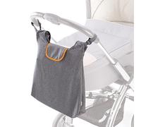 Diago 30052.75276 Deluxe - Borsa per carrozzina, colore: grigio/arancio
