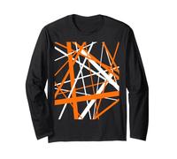 Diagonal Dynamics Burned-Orange e White Maglia a Manica