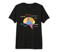 Diagramma Cervello I Cervello Neurologo Neuroscienze Maglietta Premium
