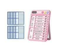 Diagramma da 7,5 x 5 pollici per bambini compito portatile Memo Messaggio da tavola in plastica Quotidiano lista di controllo per bambini Piano Slider per il compito di DO List Planer