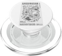 Diagramma della macchina da caffè ingegnere Ingegneria divertente della caffeina PopSockets PopGrip per MagSafe