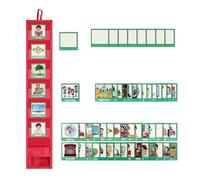 Diagramma di routine quotidiani - Organizzatore a tasca visiva per le aule, programmatore di attività per bambini | Calendario della gestione del comportamento con schede di immagini, etichette vuote